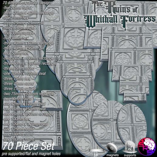 Dark Gothic Bases (Expansion) 3D model