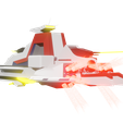 E3.png Argama Battleship From Gundam Low Poly Model