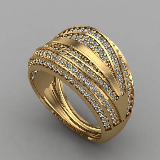 Women Ring 3DM Womens Ring 3d models 3D print model 3D print model 3D model