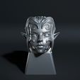 ElvenGirl_Front.jpg Cabezal Elven Girl STL para interruptores Cherry MX