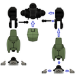 legt_front.png Файл 3D Ужасный толстый парень с огромной защитой・Модель 3D-принтера для скачивания