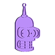 bender.stl Bender Futurama keychain / Keychain Bender Futurama