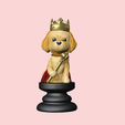 Dog-Chess-King2.png Dog Chess Piece - King