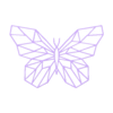 geometric butterfly.stl Geometric Butterfly