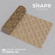 Boho6_5.jpg Boho VI Texture | 2 versions of the same design | Polymer clay Seamless texture roller | Digital STL file | Clay texture