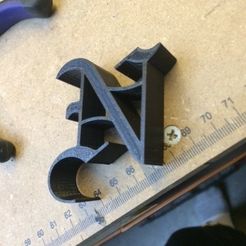 IMG_6769_display_large.JPG Free STL file Near N Logo - Death Note・Template to download and 3D print