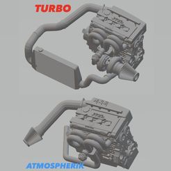 image0.jpeg 1/24 Scale Full Kit - B18C Engine Atmospheric & Turbo - Dreammodels