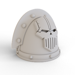 Iron-Warriors-01.png Shoulder Pad for MKIII Power Armour (Iron Warriors)