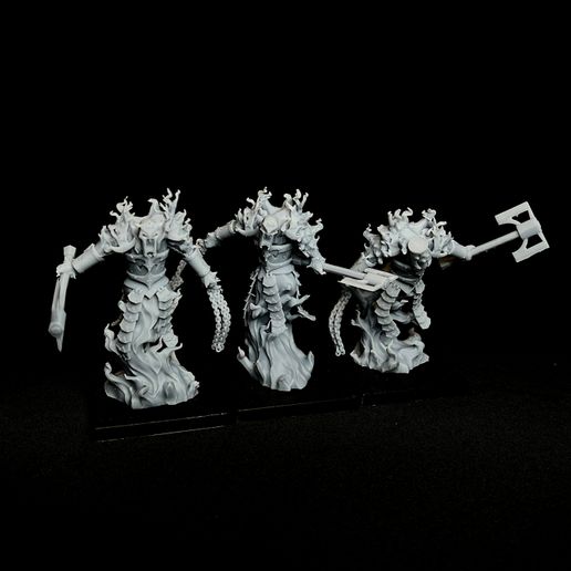 fireborn_prints.jpg Evil Dwarf Fire Elemental Demons 28mm
