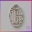 LLAVERO_MILAN-FINALE.jpg Archivo STL LLAVERO AC MILAN・Diseño para descargar y imprimir en 3D