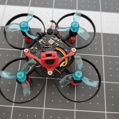 20220317_131258.jpg Free STL file ERC WX6G tiny whoop frame for 6mm motors・3D printing idea to download