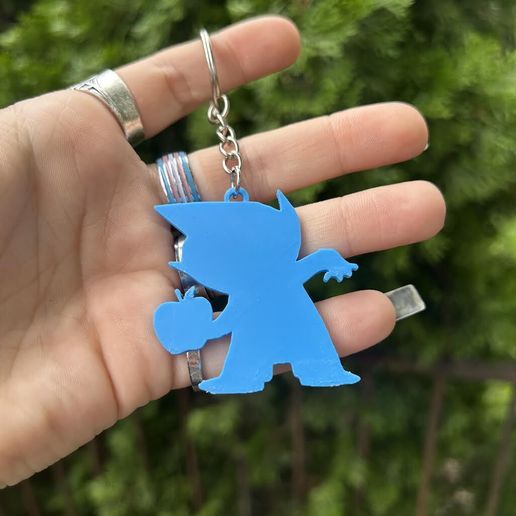 John: Take a bite of apple (homestuck keychain)