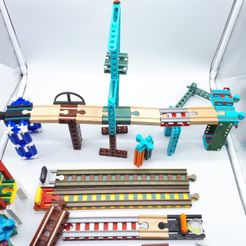IMG_20220331_234048.jpg Fichier STL gratuit BeamBridge - Le système de pont ferroviaire en bois pour les jouets de construction・Modèle pour impression 3D à télécharger
