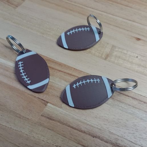 🏉 Rugby ball key chain・ STL ファイル（3Dプリント用）・Cults