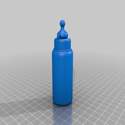 Baby_Bottle_Ornament.png Free 3D file Baby Bottle Ornament・3D print model to download
