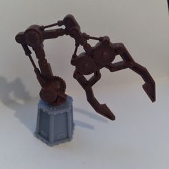 20230627_120140.jpg STL-Datei Kranhalterungen für Wargaming kostenlos・3D-druckbare Vorlage zum herunterladen