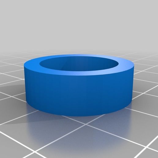 8x16x5 to 8x22x7 ball bearing adapter 3D model
