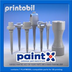 printobil_PaintX-Painting-Aids.jpg PLAYMOBIL - PAINTX TOOLS -  PLAYMOBIL COMPATIBLE PAINTING AIDS FOR CUSTOMIZERS