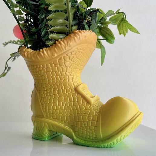 Santa Claus Boot Planter