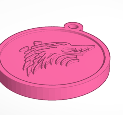 Dragon Keychain 3D model