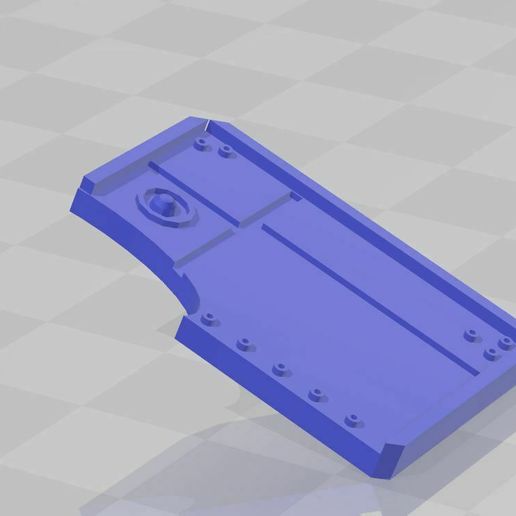 28mm Riot/ Breacher Shield - 3D model önizlemesi