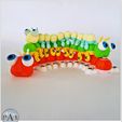 003.jpg 3D file The cutest articulated caterpillar! (easy print)・3D printable design to download