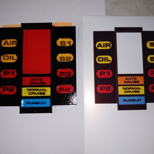 🔌 Knight Rider Voice and Sensor Bezel・ STL File for ・Cults