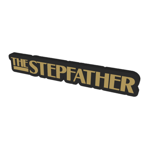 3D MULTICOLOR LOGO/SIGN - The Stepfather