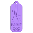 Olympic Logo Keychain 2024 PARIS.STL Olympic Logo Keychain 2024 PARIS
