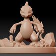 frontal.jpg Charmeleon 3D Figure - With Base