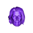 275. Jhon Wick head VF2 (Donman Art Figures Peghole).stl Baba Yaga Kit 3D printable File For Action Figures