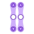 Eliptical-Gears-arms-2-2up.stl Elliptical Gear Set with connecting links.