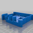 RaspiComboCasePSU-Upper.png Raspberry Pi 2/3 case with room for extras