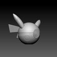 ZBrush-Document3.jpg Pokemon Pikachu Pokeball