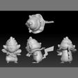 1.jpg Archivo STL Pokemon Pikachu Galarian Slowking・Plan de impresión en 3D para descargar