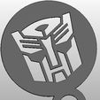 autobot_logo_display_large.jpg coffee Stencil - Autobot Logo or upside down Darthwader