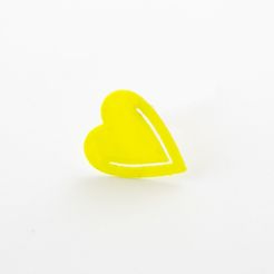 1399e8d8fd73f19fe7c1c38dc6038557_1446846301304_NMD000408-4.jpg Free STL file Heart Clip・3D printing template to download