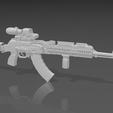 ak4.png 3D Printable Zenit-style AKM Model, scale gun model