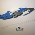 IMG_5237.jpg Free STL file Alligator 3D puzzle・Object to download and to 3D print, Stream3D