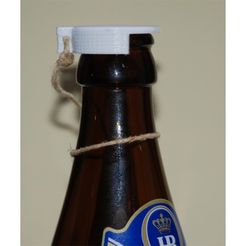 4412965d61b6e5f84c7394170c833cdd_preview_featured.jpg Free STL file Beer Bottle Lid・3D printable model to download