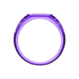 Ring.stl Cross Fire Signet Ring