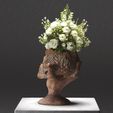 MUC6.jpg Skull and hand flowerpot