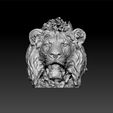 lion_head66_2.jpg Lion Head - Lion Realistic Head
