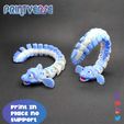Eel2.jpg STL file Flexy Eel Articulated Print In Place No Support・3D print object to download