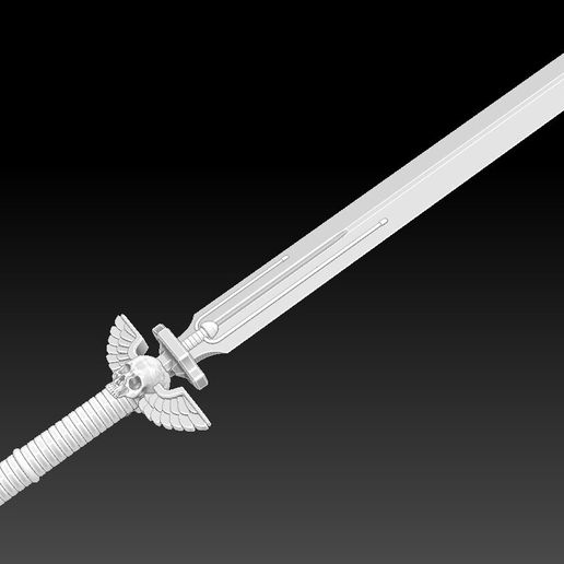 アートギミック Sword 🗡️ Sword of Secrets Grimdark Power Sword・ STL File for 3D