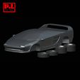 STL-1.jpg Modèle d'impression 3D Vector M12 Road Car (1995-1999)