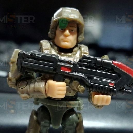 Halo Mega Construx Atriox's assault rifle inspired