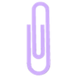 paper clip.stl PAPER CLIP BOOKMARK