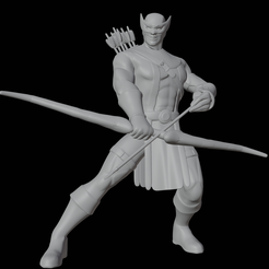 bullseyehawk.png Fichier STL Bullseye Hawkeye Suit Marvel Figure・Idée pour impression 3D à télécharger, xandarianbird
