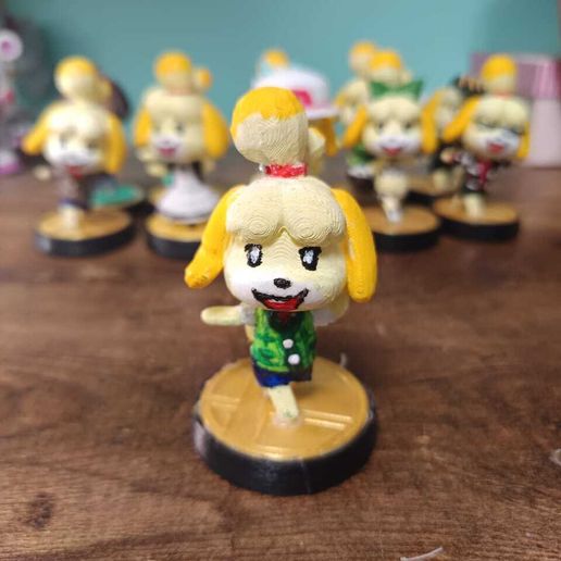 🧸 Isabelle amiibo style・ STL File for 3D printing・Cults